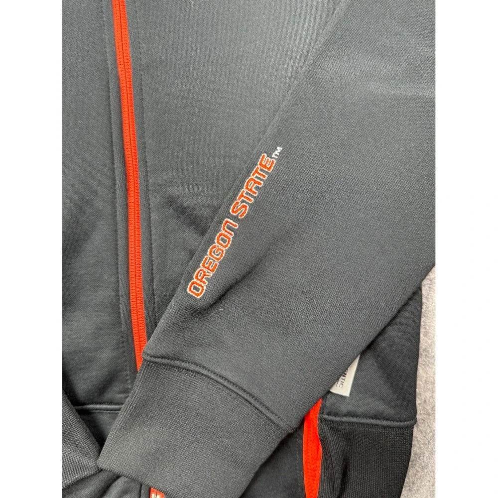 Nike Therma-FIT Oregon State Beavers Full Zip Hoodie Mens XS Black Orange OS